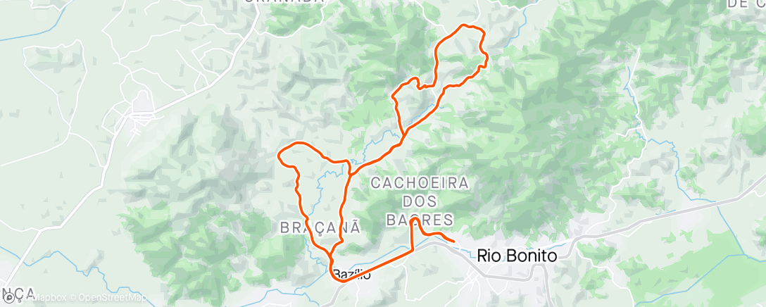 Map of the activity, Estadual de XCM