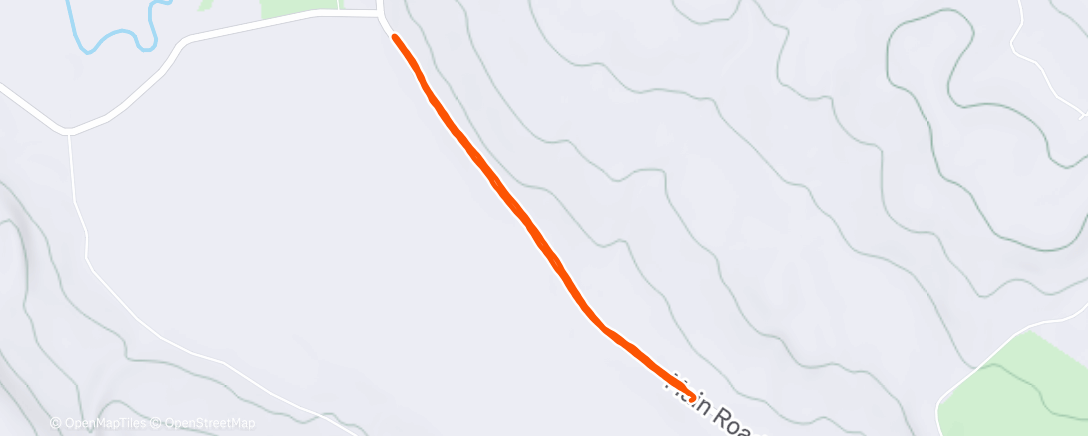 Map of the activity, Lunch Run