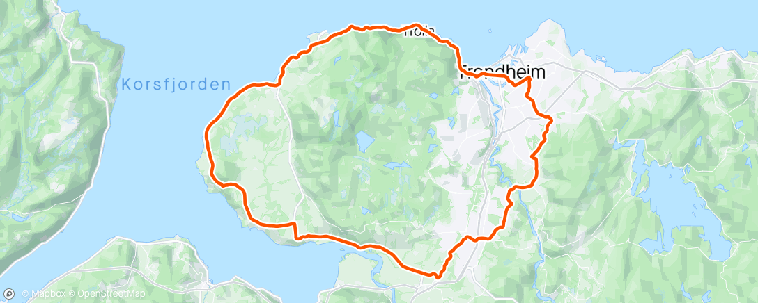 Map of the activity, Lørdagstur med Frode og Kjell.