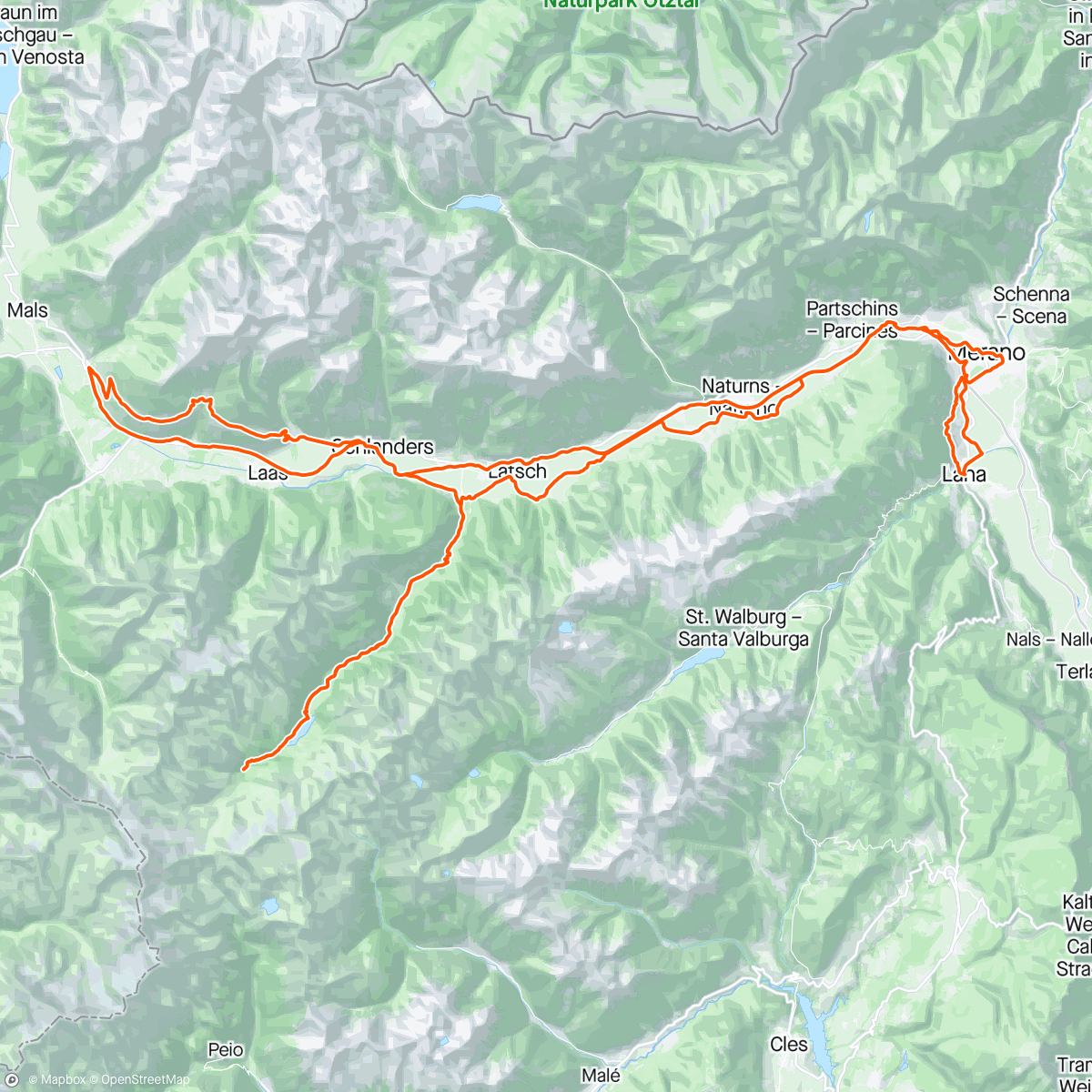 Map of the activity, Vinschgau Speziale