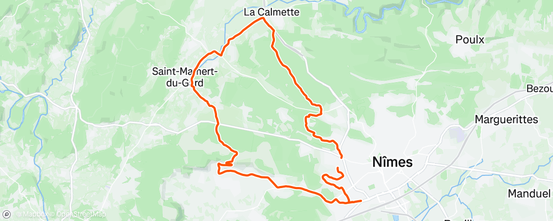 Map of the activity, Gravel 50% Route 50% en bonne compagnie !