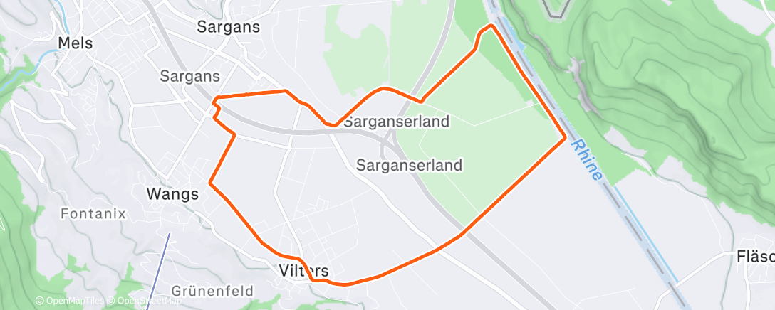 Карта физической активности (Last Run 2025 with Andy)