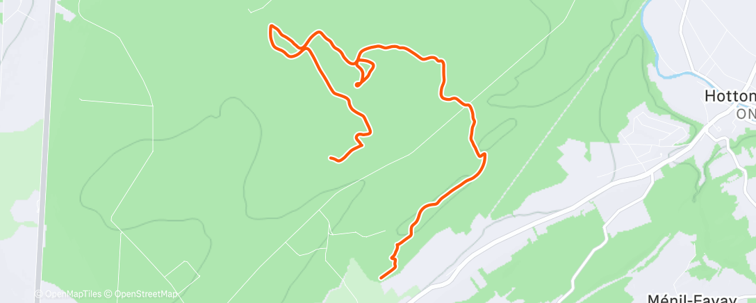 Map of the activity, Championnat de Belgique Militaire d Orientation 🥵