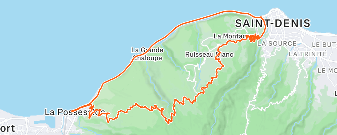 Map of the activity, Balade avec Val