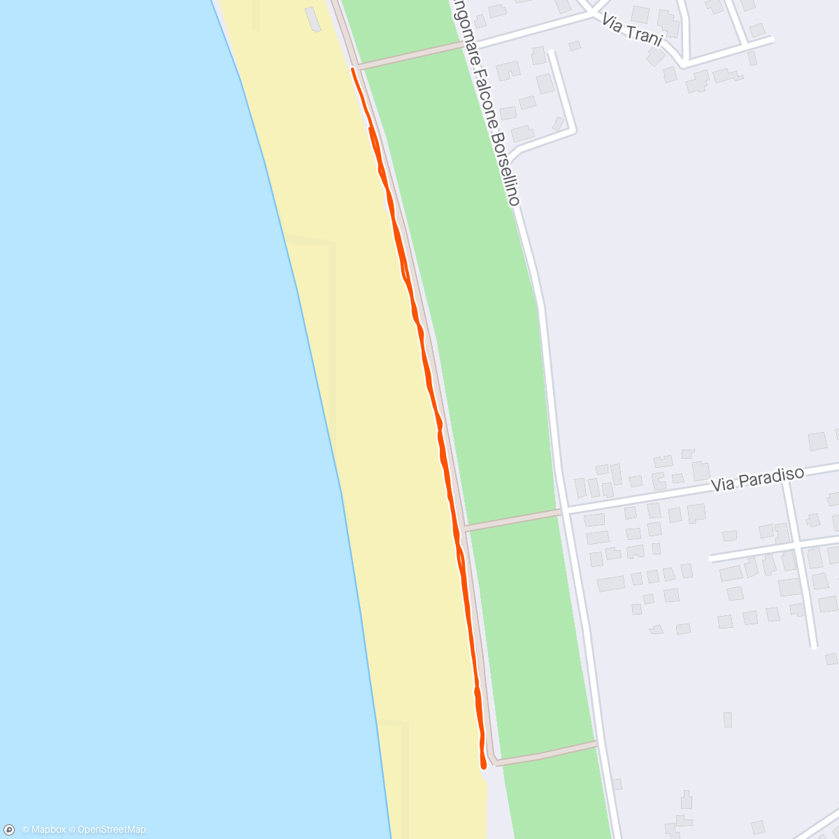 Map of the activity, Cardio 5