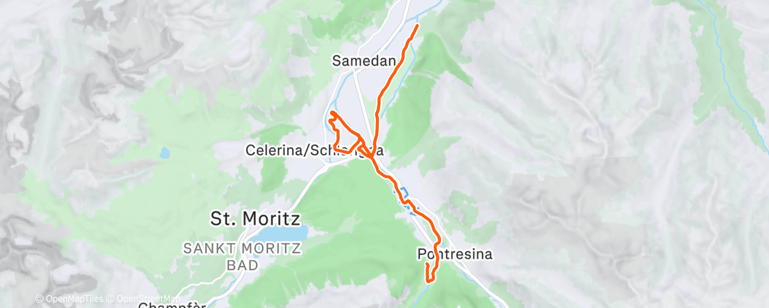 Map of the activity, Stakning till langnigszonen