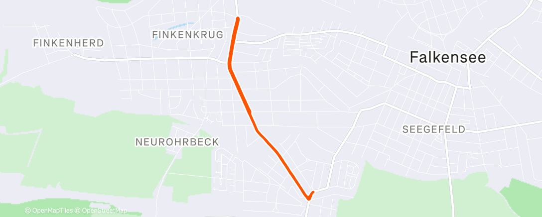 Map of the activity, Dallgow-Döberitz - Hirnfrost bei -7,5 Grad