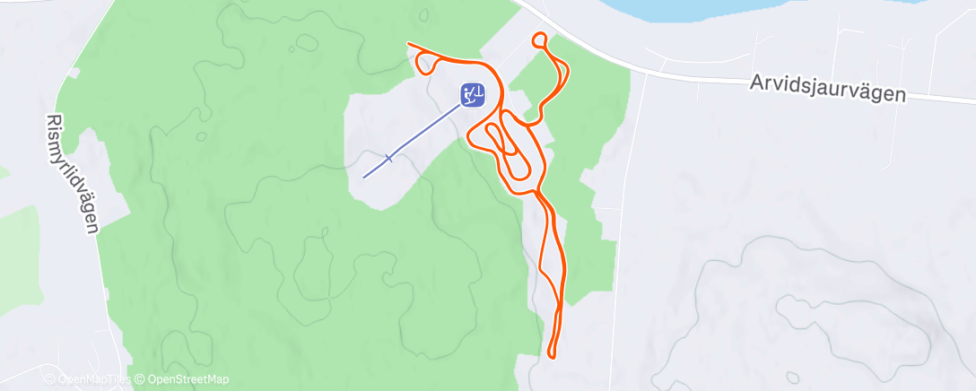 Карта физической активности (Smala skidor som after ski)