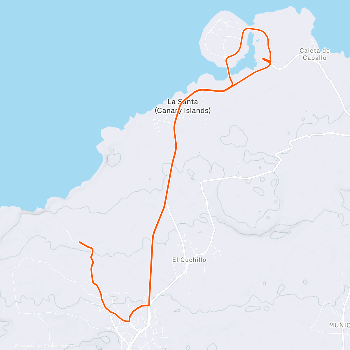 Map of the activity, CLS - Hill reps