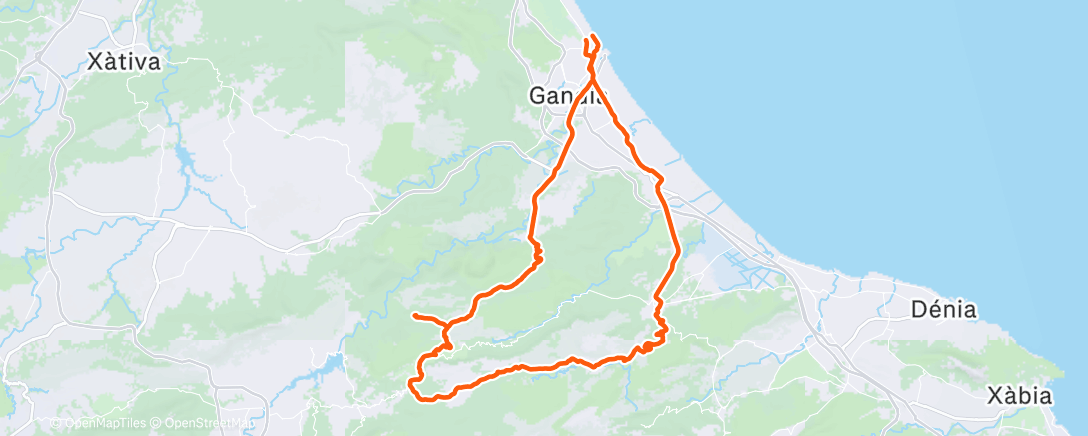 Map of the activity, Wielersport