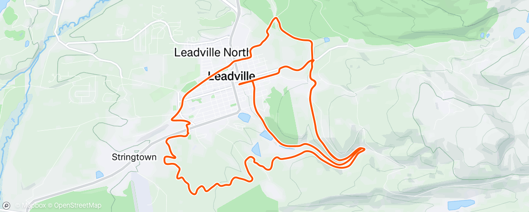 Map of the activity, Afternoon Ride