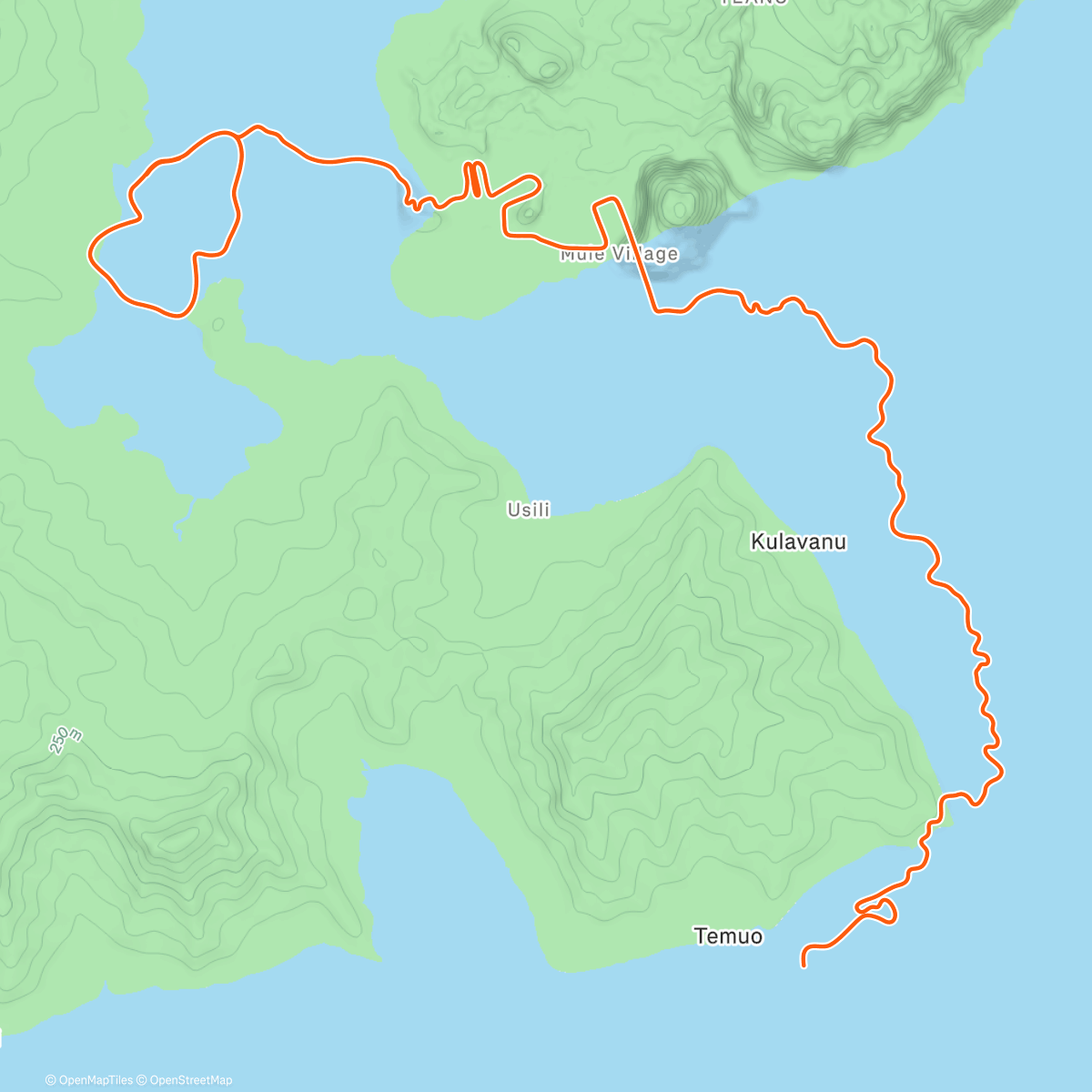 Map of the activity, Zwift - Coast to Coast in Watopia