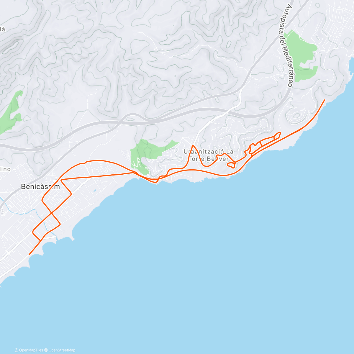 Карта физической активности (Un paseo)