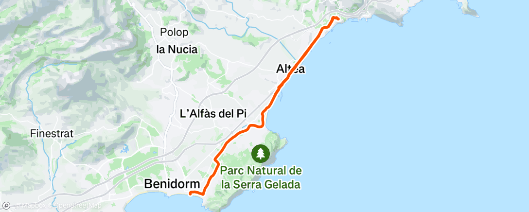 Map of the activity, Middagrit