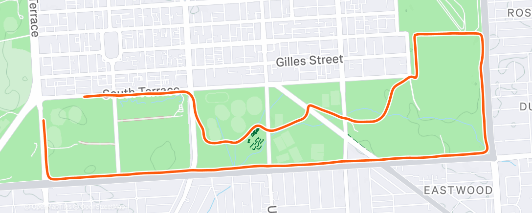 アクティビティ「Morning Run」の地図