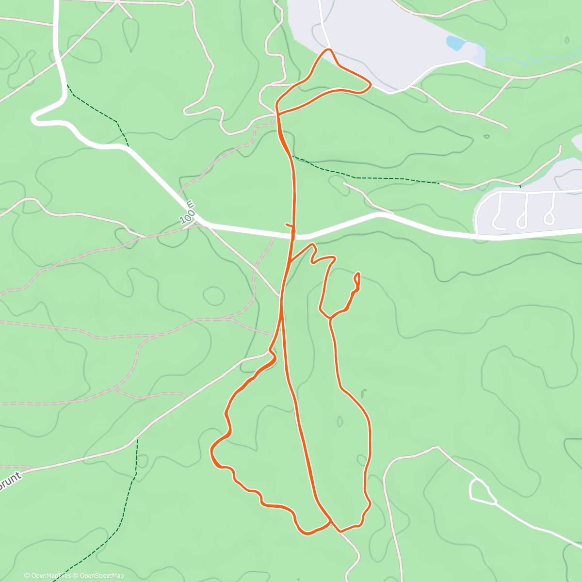 Map of the activity, 1 gleba Ride