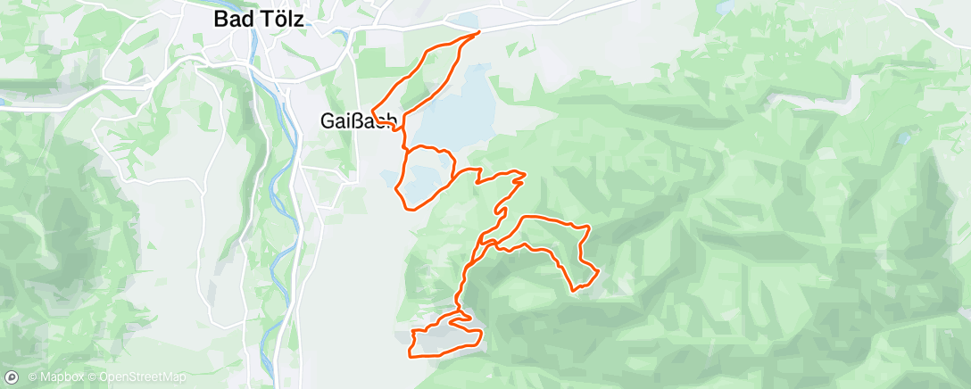 Map of the activity, Traillauf am Morgen