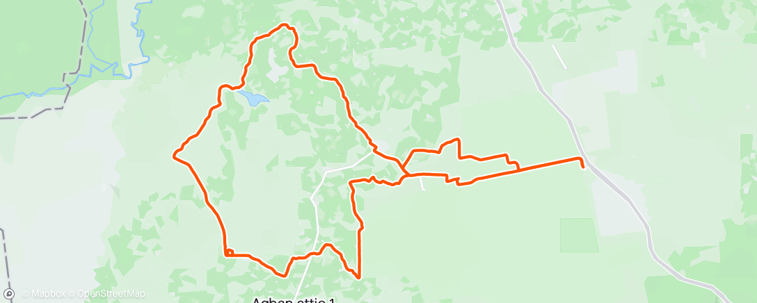 Map of the activity, Sortie VTT le matin 🌥