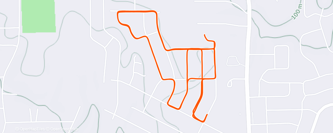 Map of the activity, Short intervals
