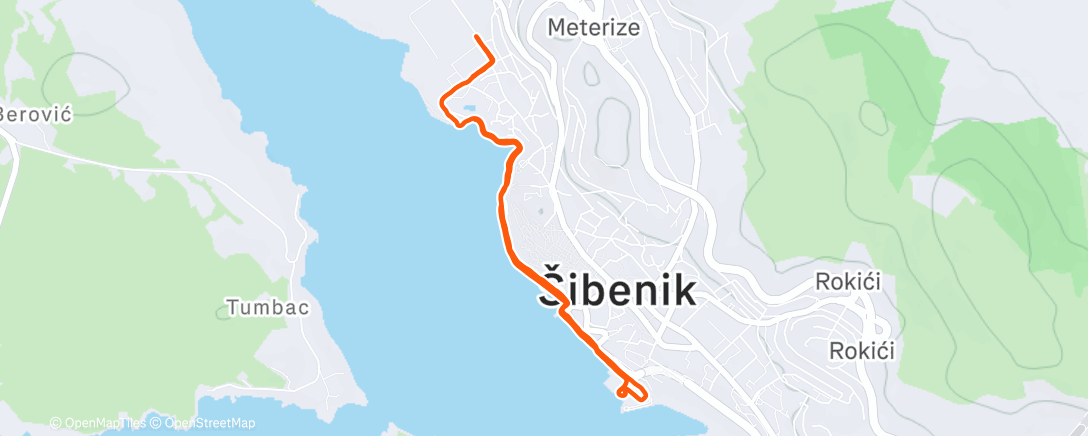 Карта физической активности (Morning Run)