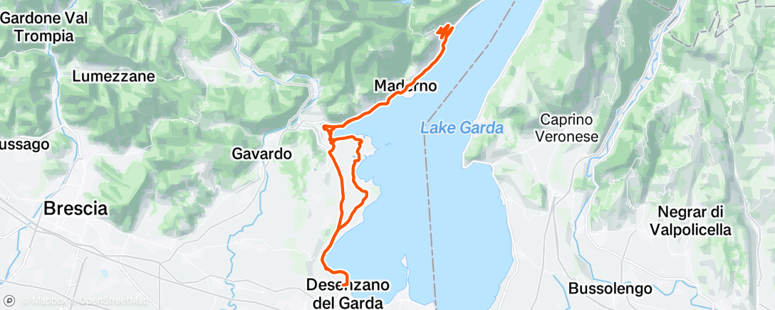 Карта физической активности (Afternoon Ride)