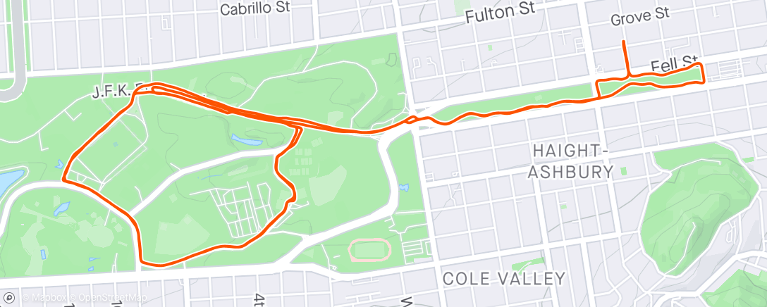 Map of the activity, Lunch Run 😶‍🌫️