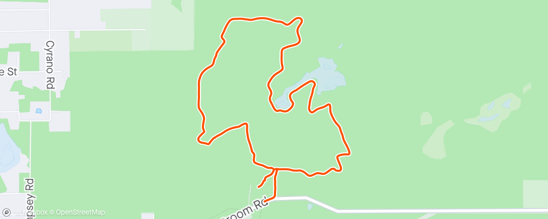 Map of the activity, Trail maintenance