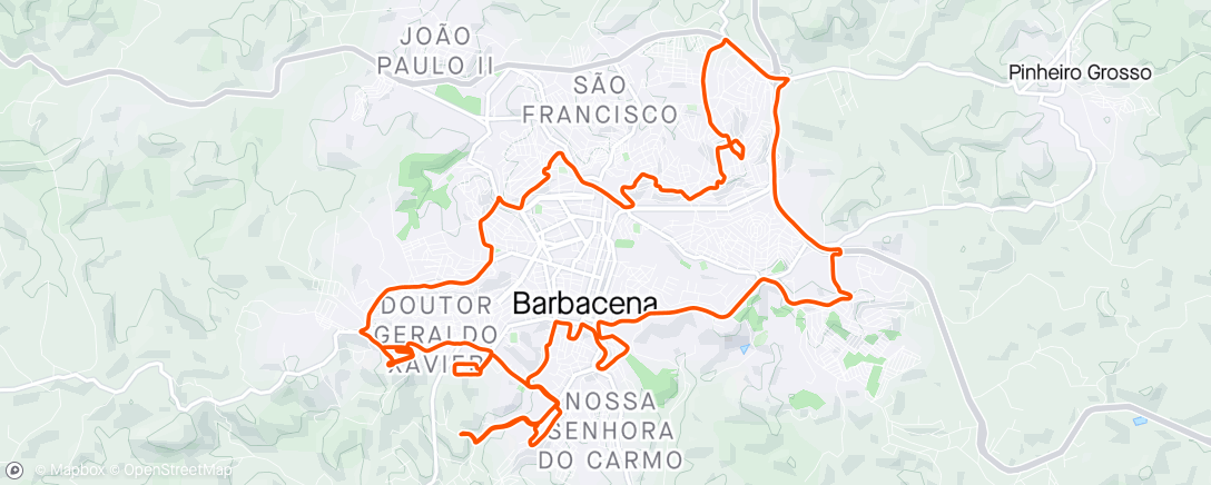 Map of the activity, Urbano