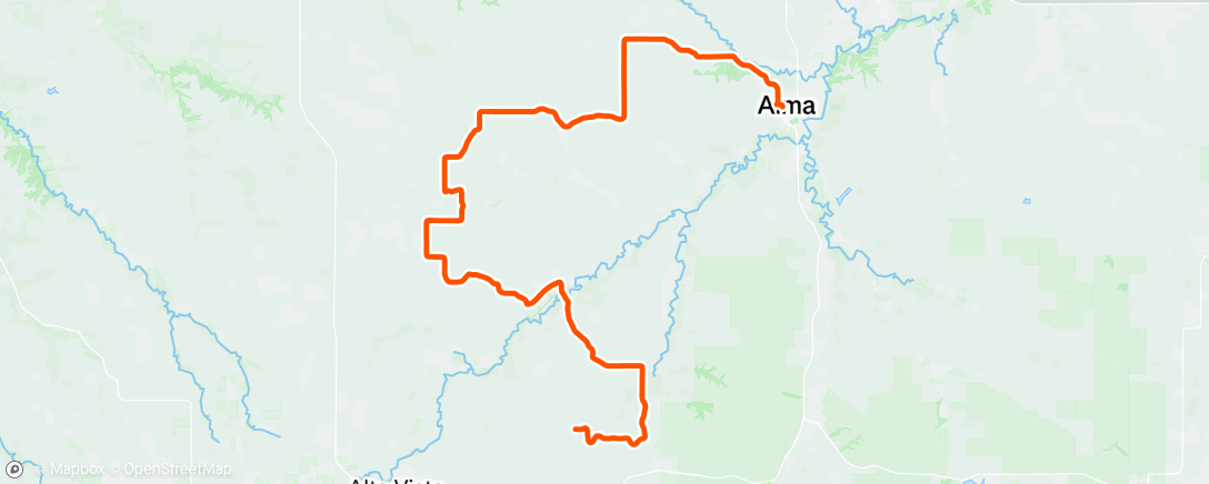Map of the activity, Middagrit op gravelbike