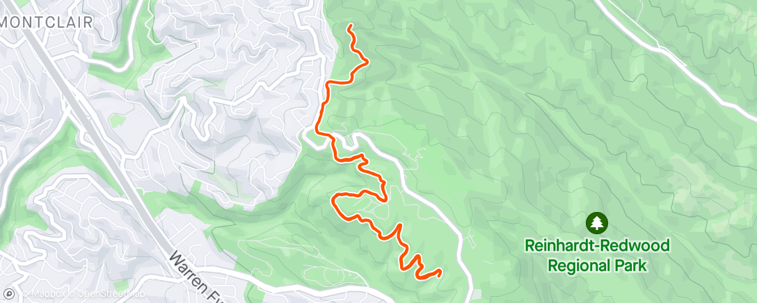 Map of the activity, Lunch run treat