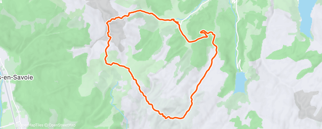 Mapa de la actividad (Grande journée - grand mont ( AH))