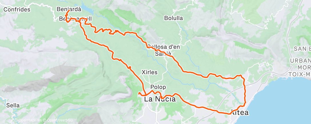 Map of the activity, Triple puncture on the last day