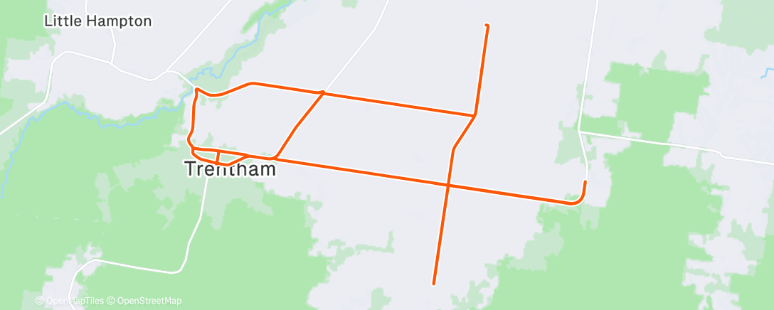 Карта физической активности (Lunch Ride)