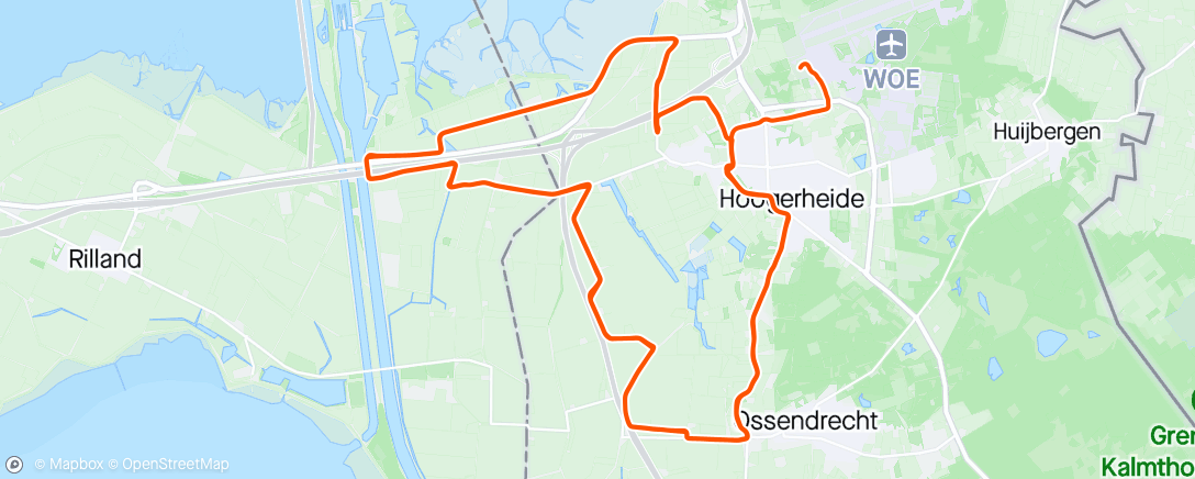 Map of the activity, Slag om Woensdrecht