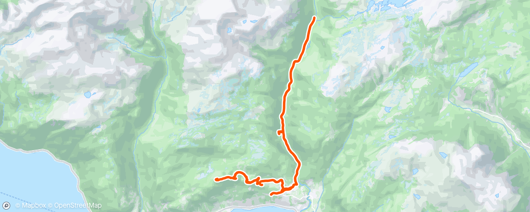 Map of the activity, Reiseta i Henjadalen og Høgehaug       E-Bike Ride
