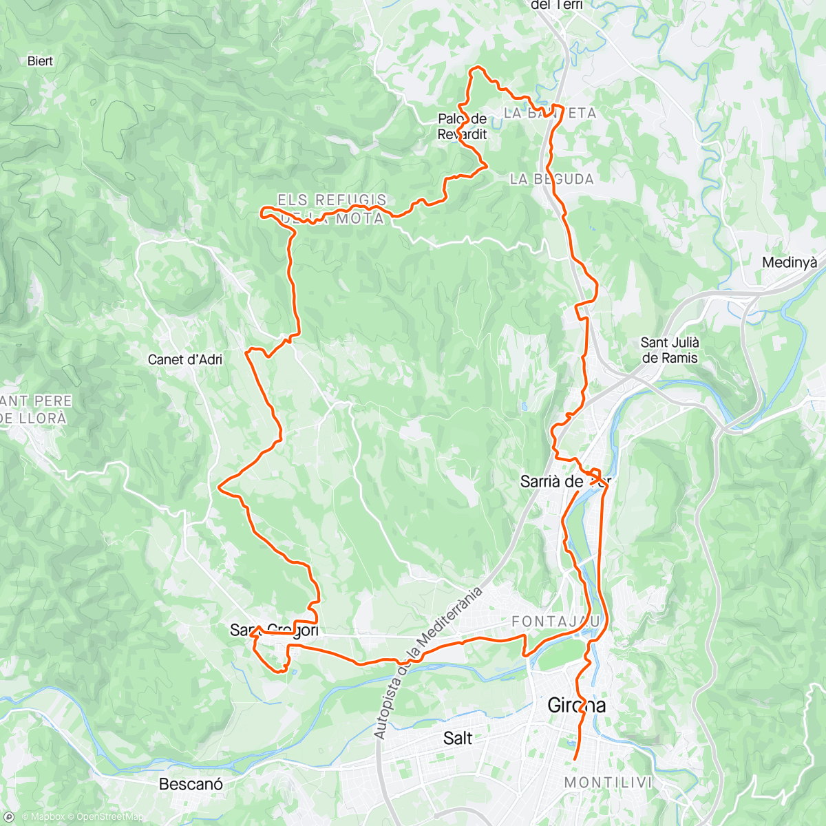 アクティビティ「BMC x Escapa test ride」の地図