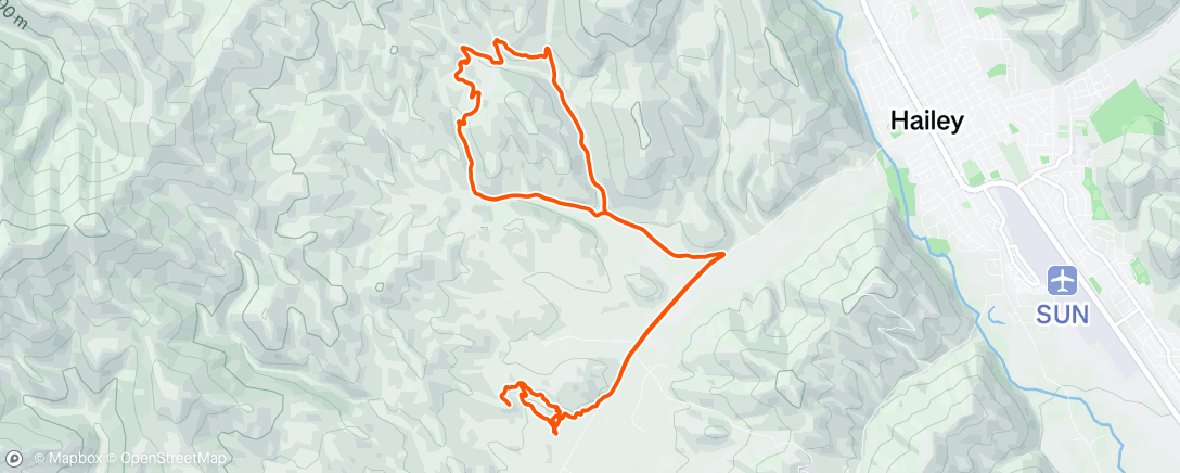 Map of the activity, Storm dodging