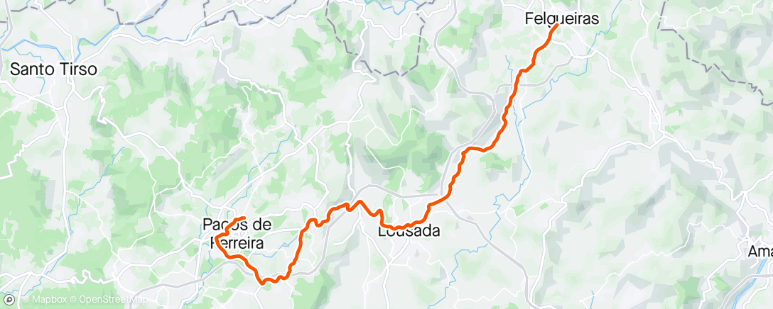 Karte der Aktivität „Volta de bicicleta matinal”