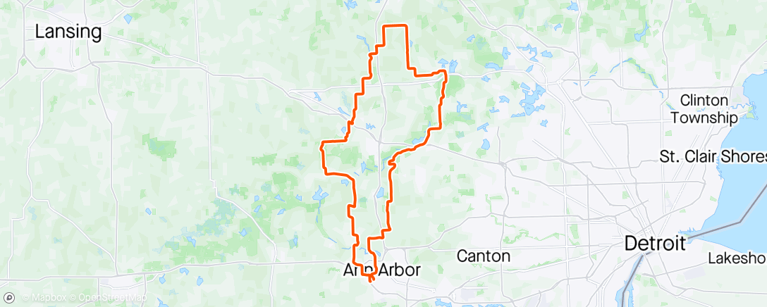 Map of the activity, A GOOD KIND OF RIDE