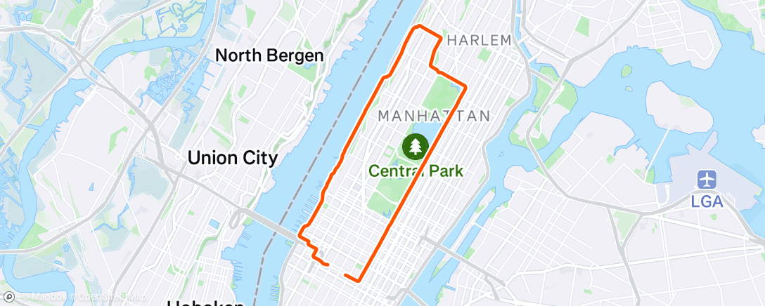 Map of the activity, New York, Manhattan / New York, Riverside Park