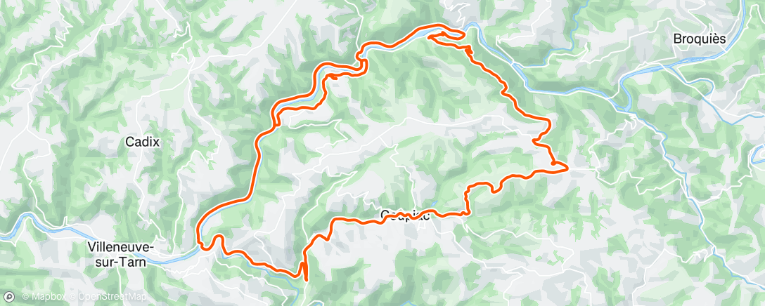 Carte de l'activité