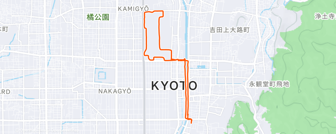 Map of the activity, Gorgeous morning ❄️