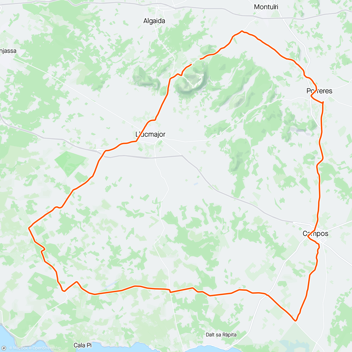 Map of the activity, MVC Malle - schnelle Abschiedsrunde
