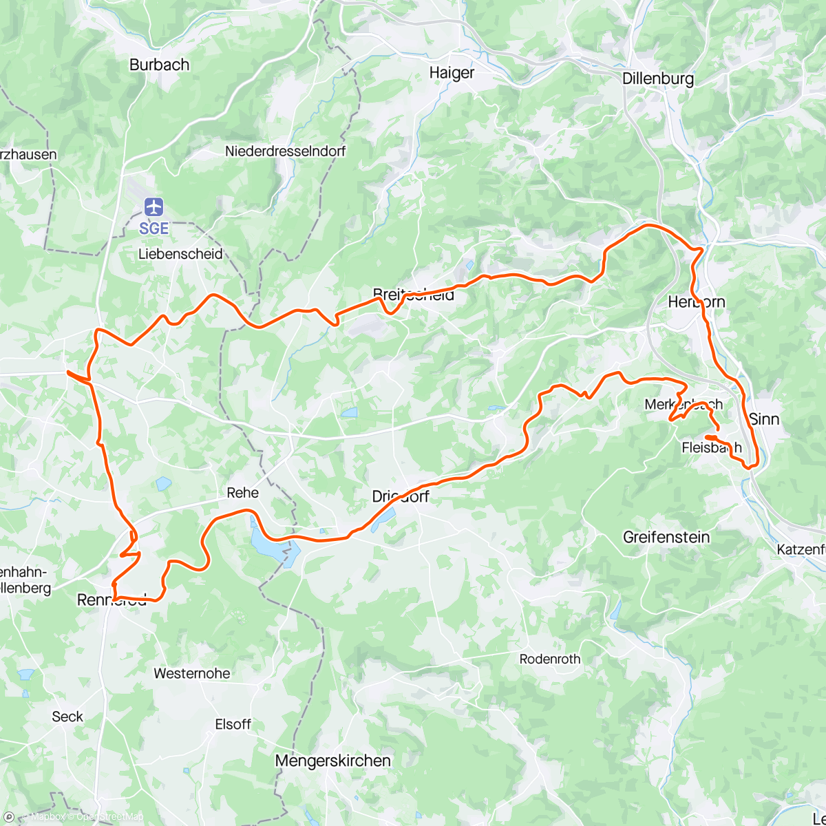 Mapa da atividade, Schöne 1 Mai Radtour mit Nati über den WW ☀️☀️🤩🤩
