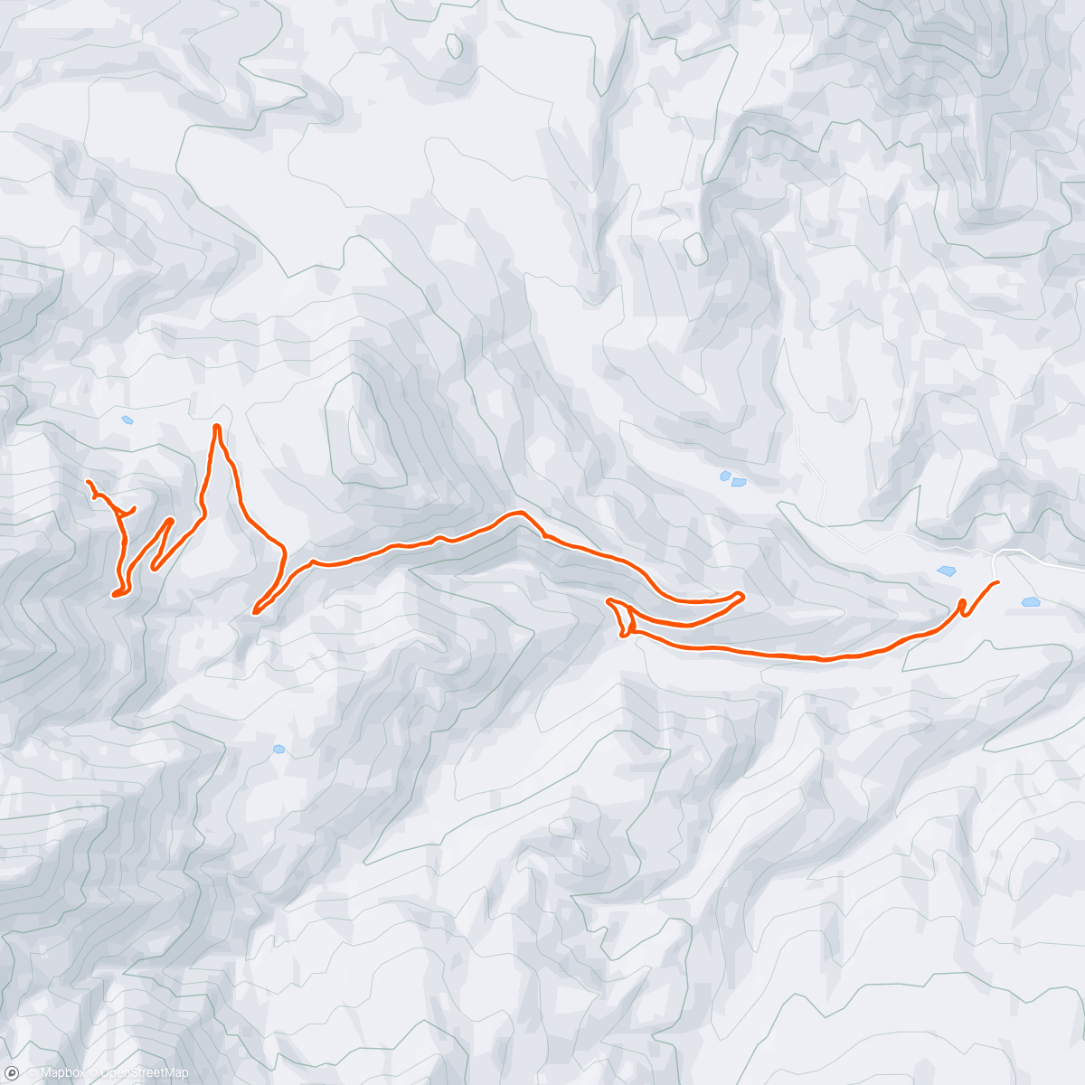 Map of the activity, Trail Run