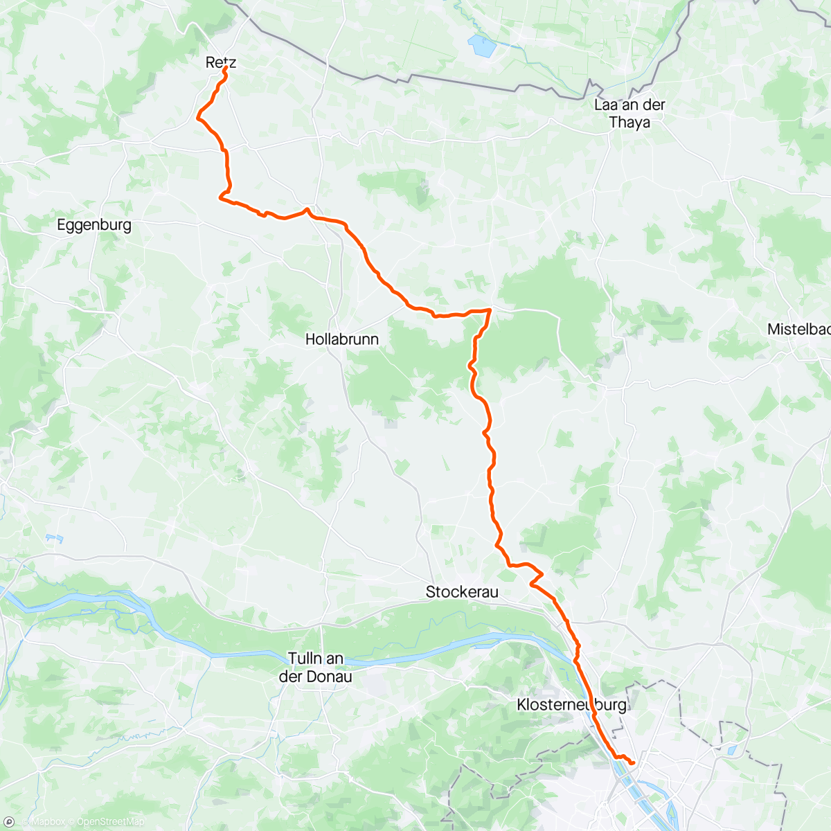 Map of the activity, Weinviertel im Frühling 😍