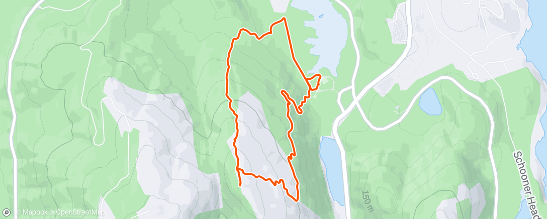 Map of the activity, Summit challenge 3