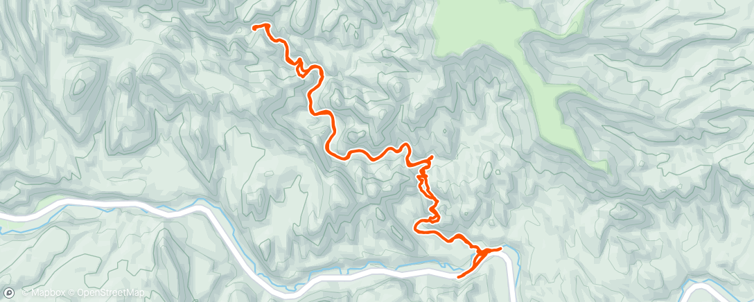 Map of the activity, Spring Canyon