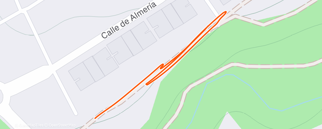 Карта физической активности (Carrera de mañana)