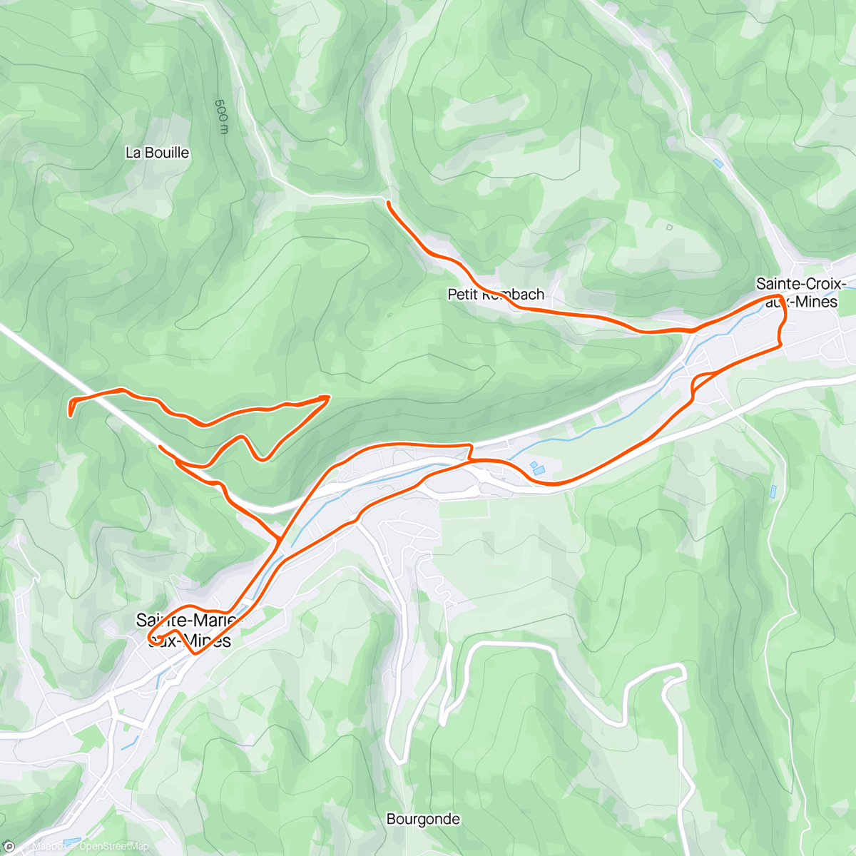 Map of the activity, Balade du matin 😊